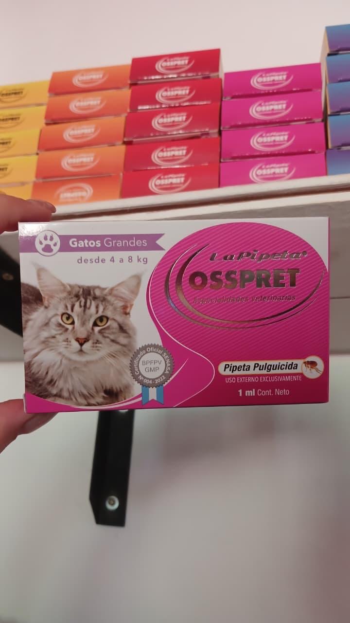 Pipeta OSSPRET Gato 4 a 8 kg